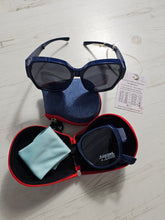 Load image into Gallery viewer, Overglasses Blue Foldable Sunglasses With Case And Cleaner
