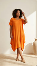 Load image into Gallery viewer, Orange Free Fall Dress
