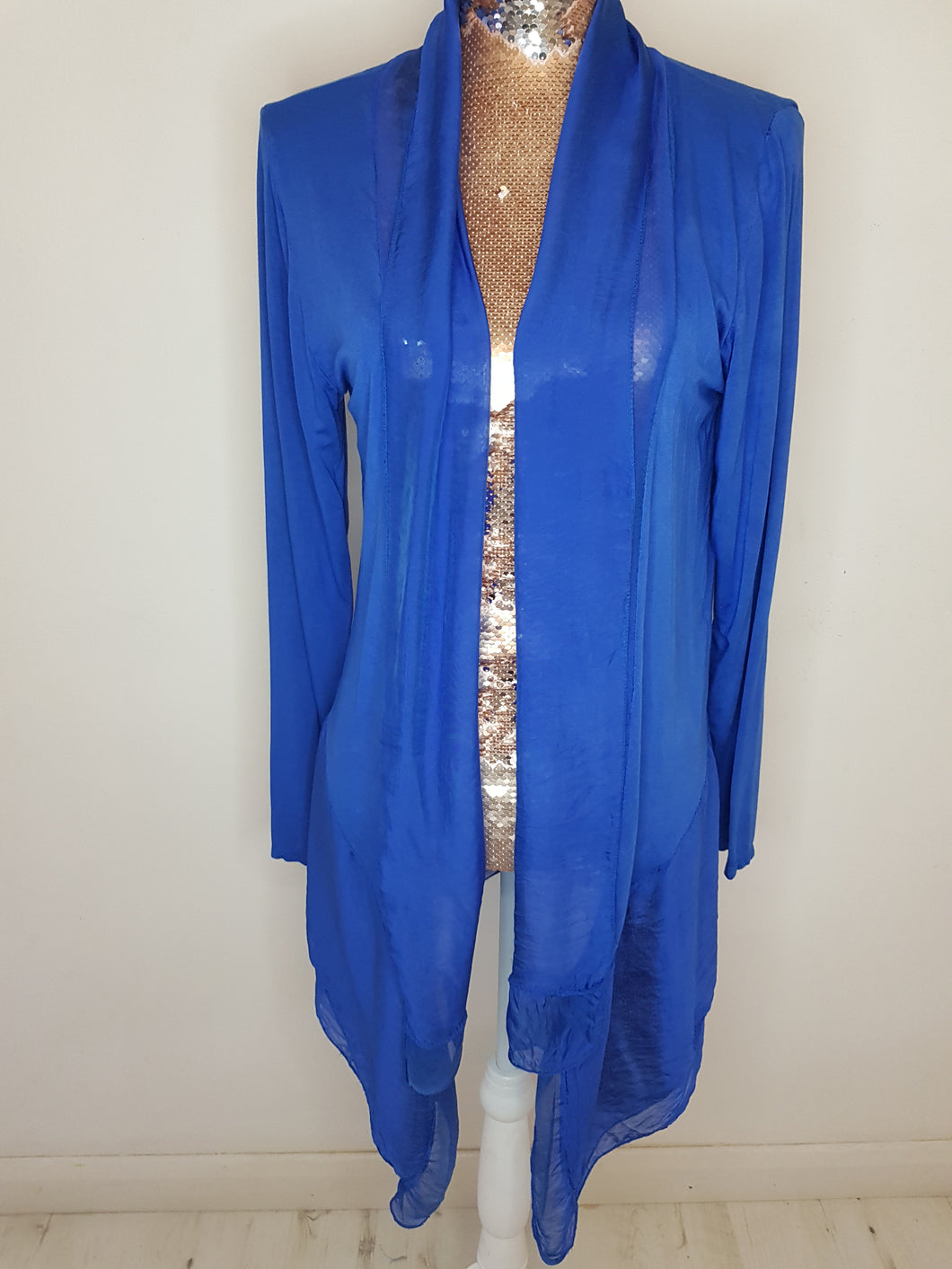 Royal Blue Open Jacket