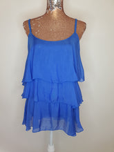 Load image into Gallery viewer, Royal Blue Silk Layered Cami Top
