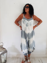 Load image into Gallery viewer, Grey Tie Dye Jumpsuit
