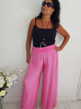 Load image into Gallery viewer, Italian Pink Silk Lined Trouser
