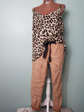 Load image into Gallery viewer, Italian mocha suede plain stretch trouser
