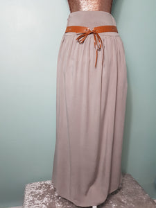 Italian Long skirt with belt