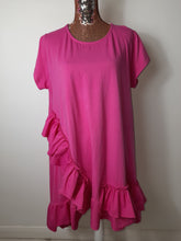 Load image into Gallery viewer, Cerise  Frill Dress/Top
