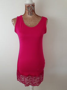 Cerise Long Test Top