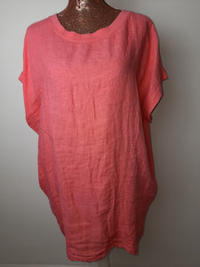 Coral Short Sleeve Top