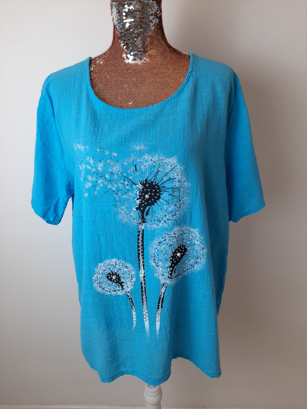 Italian Turquoise Dandelion Top