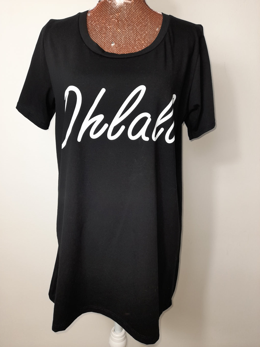 Black Ohlala White Logo T/Shirt