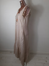 Load image into Gallery viewer, Beautiful Beige Italian Linen Dress
