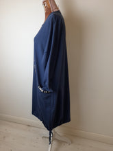 Load image into Gallery viewer, Italian Denim Blue Front Pocket Dress
