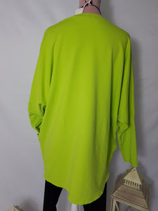 Lime Green Sweat Top