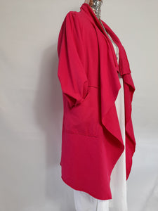 Cerise Waterfall Jacket