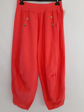 Load image into Gallery viewer, Italian Coral Linen Trouser

