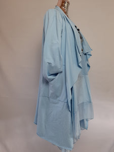 Baby Blue Waterfall Jacket