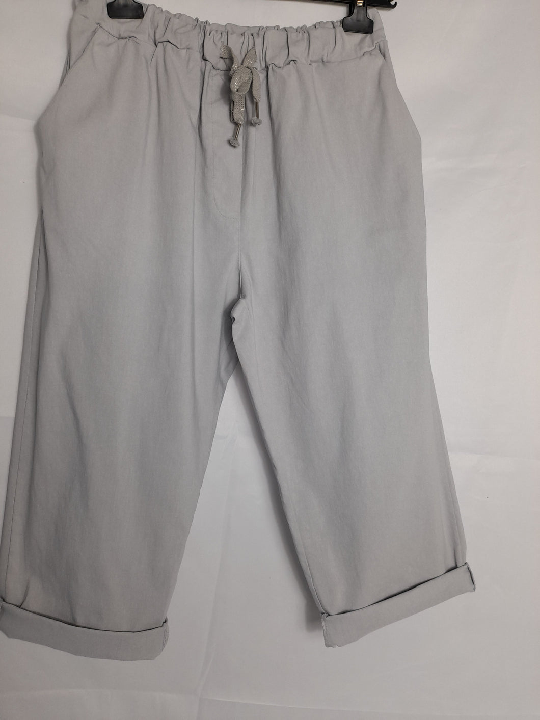 Sliver Grey 3/4 Magic Long Shorts 14/20