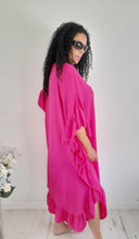 Load image into Gallery viewer, Cerise Frill Dress
