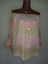 Load image into Gallery viewer, Tie Dye Print Off The Shoulder Blouse
