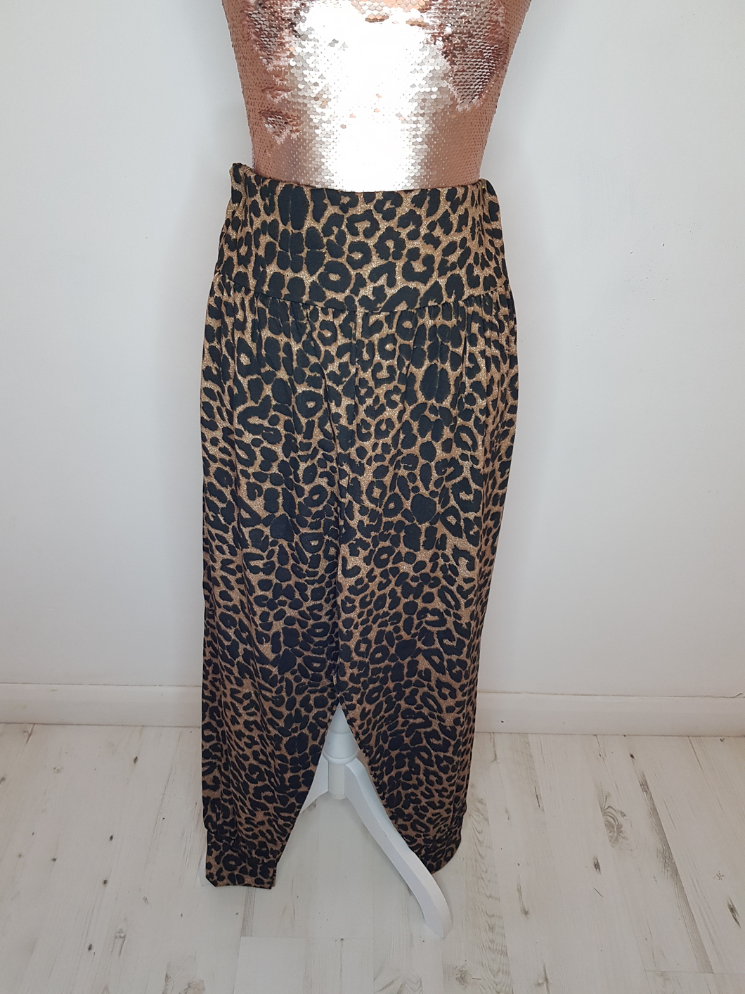 Leopard Brown Print full Length Pant